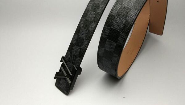 

мужской ремень ретро гладкой пряжки ремня мода мужских и женских случайных пояса, Black;brown