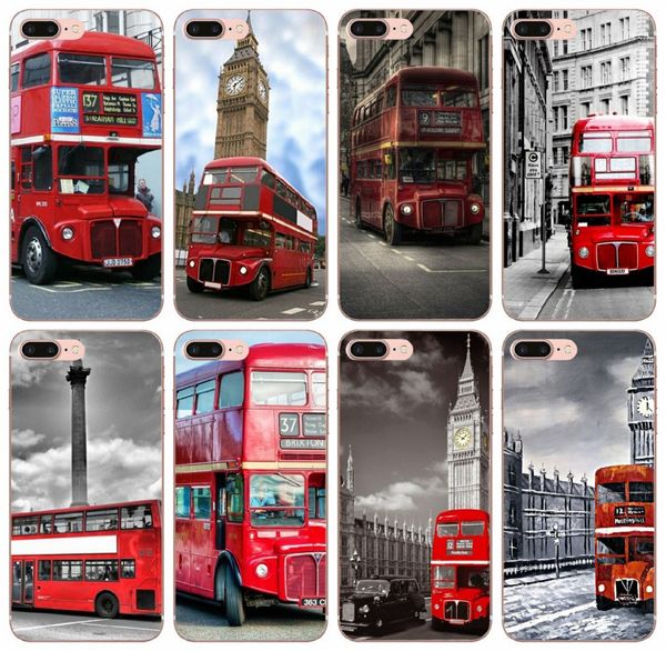 

tongtrade] london bus classical case for iphone 8 7 6 5 4 plus x xs 11 pro max samsung j5 j7 huawei y9 motorola moto g5 case