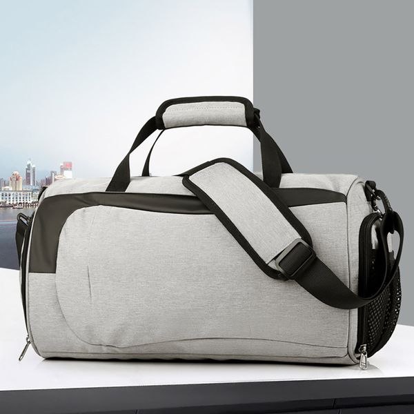 

2019 black gym bag women shoe compartment waterproof sport bags for fitness training yoga bolsa sac de sport