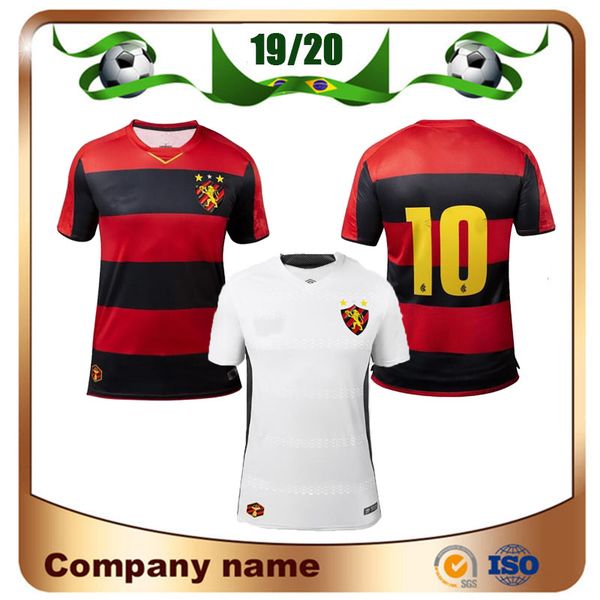 

19/20 sport club do recife soccer jerseys 2020 home hernane sander yago luan artur augusto soccer shirt away football uniform, Black;yellow