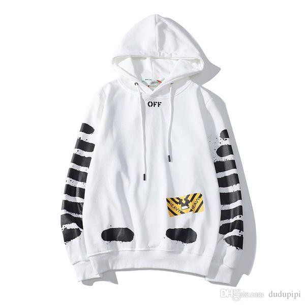 

Off brand white de igner hoodie tide brand cla ic women 039 men 039 hoodie letter tripe print weater new m 2xl ow022