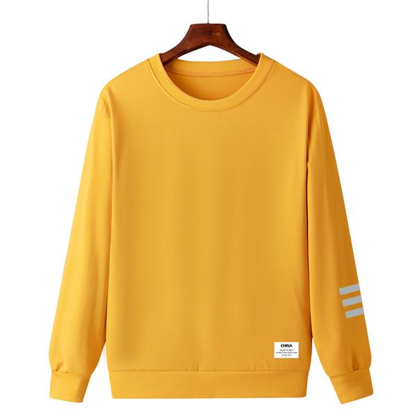 

2020 сезон свитер мужской молодежный свитер с длинным рукавом рубашка тонкий повседневный мужской одноместный рубашка, Black