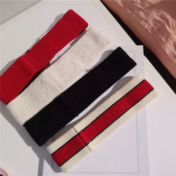 

High Quality Designer Elastic Headband for Women Men Love Fashion Brand Hairband Ladies Girl Retro Scarf Turban Headwraps Sweatbands Gift