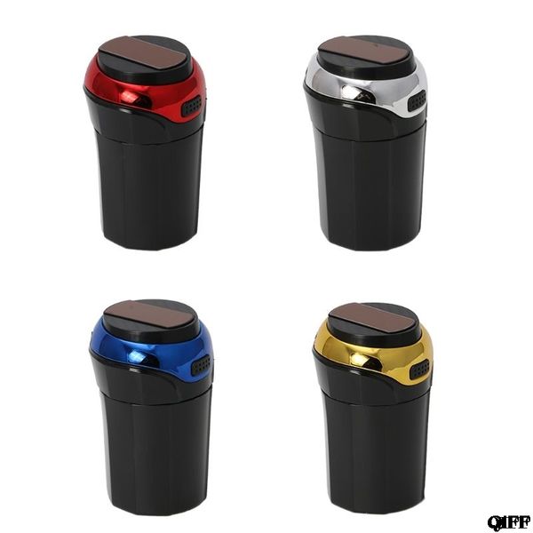 

3 in 1 rechargeable car led ashtray car trash can removable cigarette lighter led light for cup holder may06