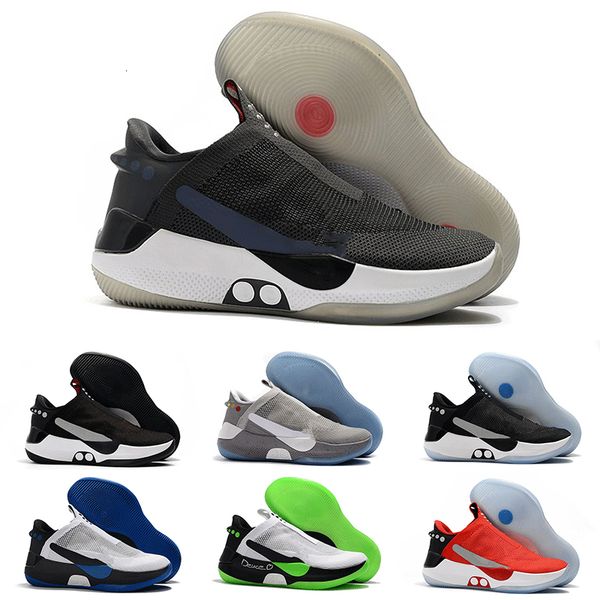 

2019 new mens designer adapt bb basketball shoes lace engine dark grey gray black fashion luxury sneakers size40-46