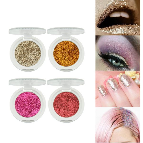 

12 colors eyeshadow long-lasting glitter sequins eye shadow waterproof shiny eyes lips face body nail makeup