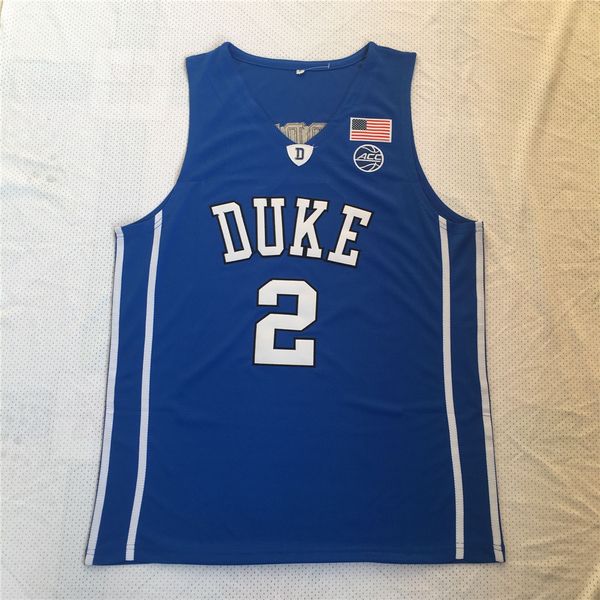 

ncaa duke blue devils #2 cam reddish jersey stitched college jersey - blue, Black