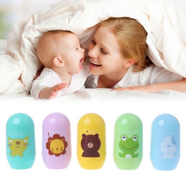 

1 set baby nail clipper cute cartoon storage trimmer children finger health care