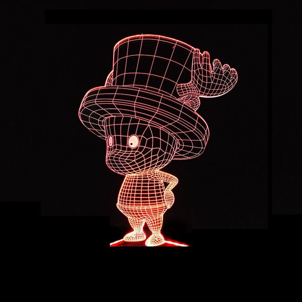 

foreign trade new pattern joba 3d colorful small night-light colorful touch remote control led vision lamp gift atmosphere led lamp