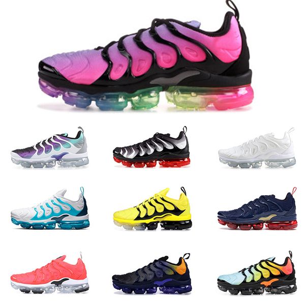 

2020 beture tn plus run shoe for men women triple white black rainbow anthracite smokey mauve athletic sports shoes trainers