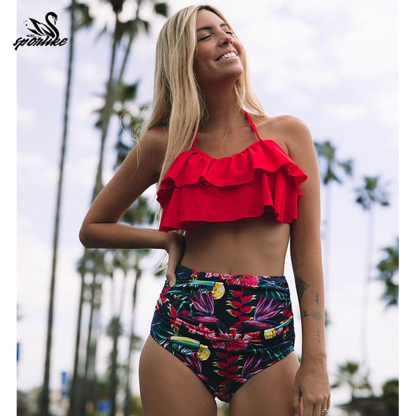 

2019 bandeau bikinis women swimsuit brazilian bikini set beach bathing suit push up swimwear biquini swim wear