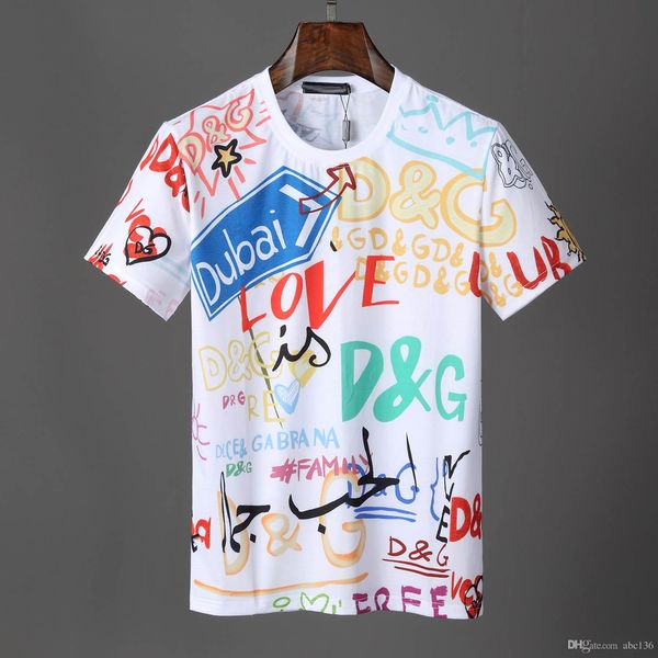 

Men de igner hirt ummer top ca ual t hirt for men women hort leeve hirt brand clothing letter pattern printed tee crew neck, White;black