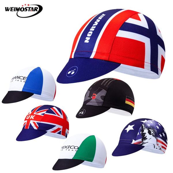

weimostar summer cycling cap breathable bandana men women team sports bicycle cap sun uv bike helmet hat mtb cycling headband, Black