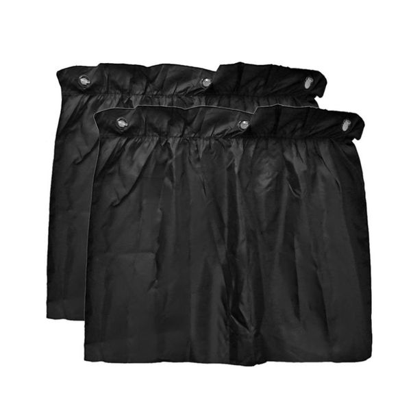 

uxcell 2pcs 70 x 52cm car side window adjustable polyester curtain sun uv protection