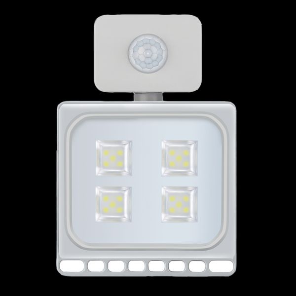 

us warehouse led lamp 10w 20w 30w 50w 100w floodlight infrared sensor home garden balcony outdoor door lamp waterproof ip65 send for free