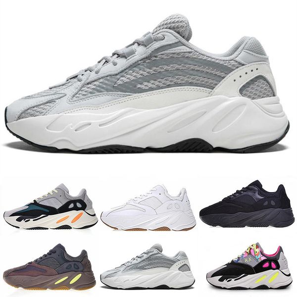 

2020 new 700 wave mauve designer shoes casual shoes men women sneakers stitching color athletics mens sport shoes, Black