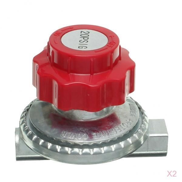 

2pcs 0-20psi propane regulator lp gas heater stove valve stove accessories