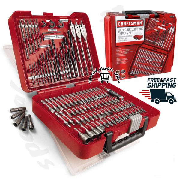 

Craft man 100 pc acce ory kit mechanic tool et poli hed combo ratchet ca e