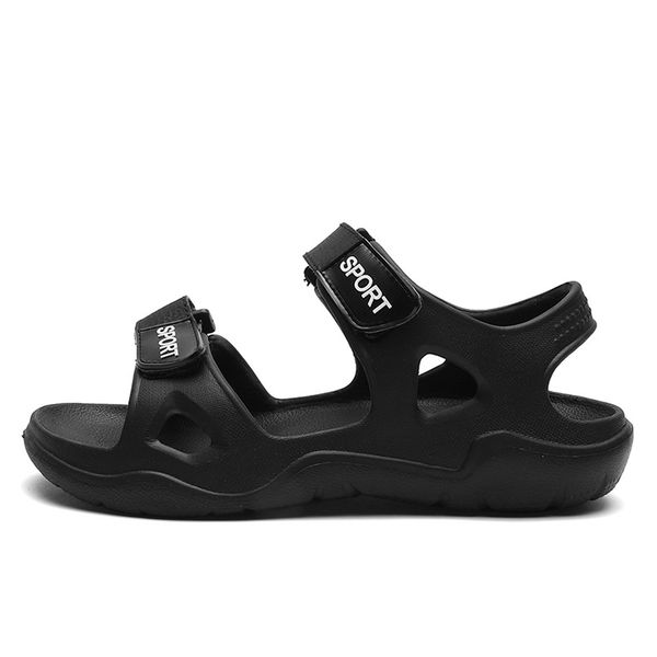 

2020 new vietnam rubber sandals mens fashion sandals mens fashion summer cool beach travel sandals, Black