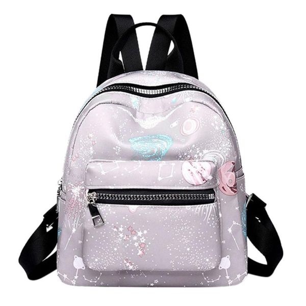 

fashion women's outdoor simple star zipper oxford oxford backpack travel bag