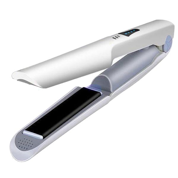 

usb charging curler hair straightener tool mini wireless cordless flat iron curling iron