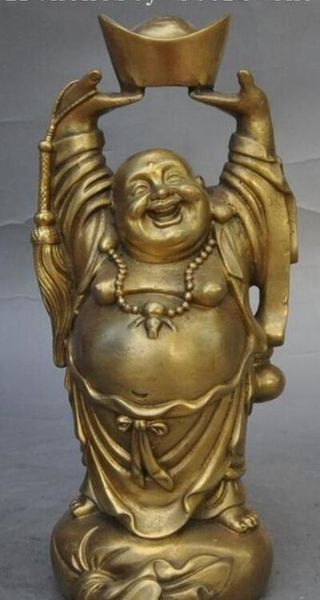 

chinese buddhism wealth yuanbao happy laugh maitreya buddha lucky statue