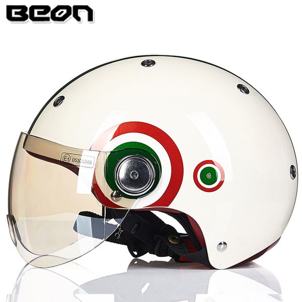 

beon motorcycle helmet e-bike capacetes retro vintage biker scooter open face helmet moto casco motorbike
