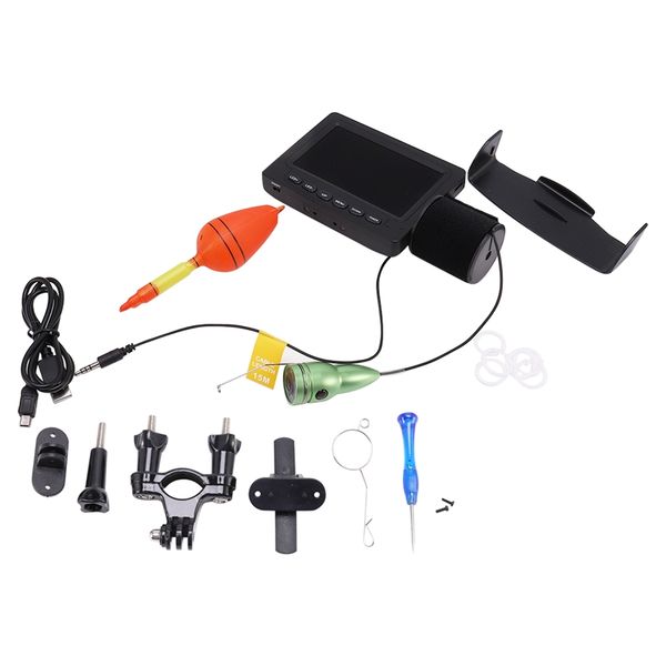 

15m underwater camera fish finder 4.3 inch waterproof fishing camera ir lamp for fishing