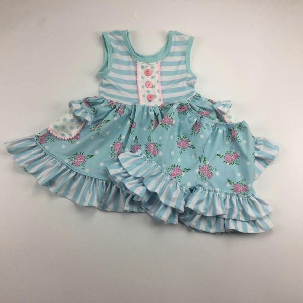 

оптовые девушки дети рябить короткий листьев лотоса края обмундирования младенца малыша принцесса печать рукава одежды набор t200526, White