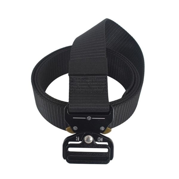

tactical belt nylon belt security multi-function armed set nylon tactical double-repair, Black;gray