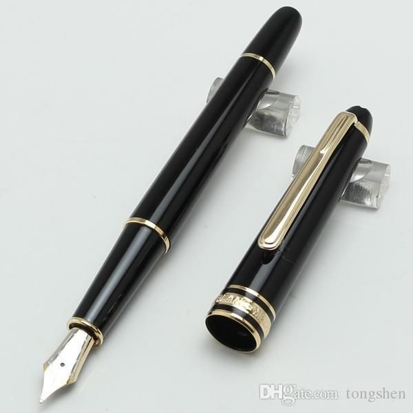 

luxury black resin mb ballpoint pen ,germany brand pen #163 4810 14k nib fountain pen with series number