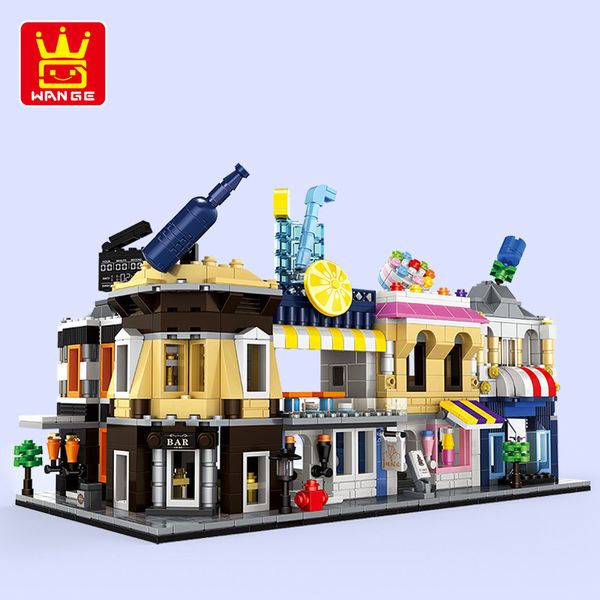 

children intelligence toys mini streetscape building assembling creator building block toys baby early education toy boy birthday gift 02