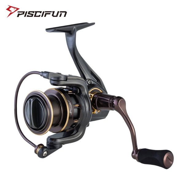 

pisicifun stone 5.2:1 10bbs spinning fishing reel super powerful 11.3kg max drag saltwater spin fishing reels