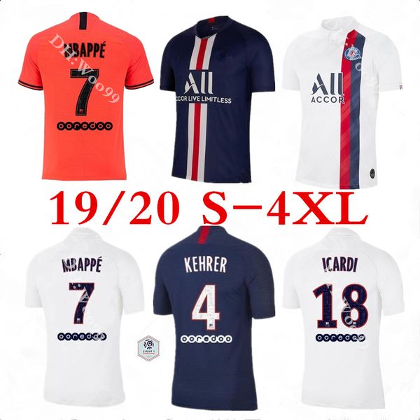 

s-4xl maillots de football 19 20 mbappe football sweatshirt verratti 2020 paris mbappe cavani icardi jersey gana camisetas de futbol shirt, Black;yellow