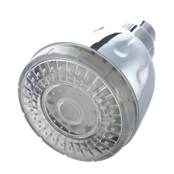 

abs finish led color changing rainfall round shower head multicolor 7 colors change