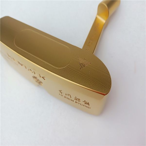 

kentack f-102 putter head forged carbon steel with full cnc milled brand golf clubs putters sports ( head + headcover)ing