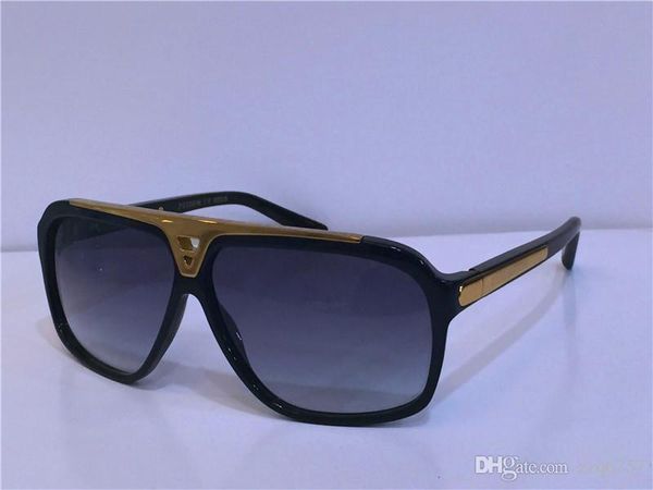 

men brand designer sunglasses millionaire evidence sunglasses retro vintage shiny gold summer style laser logo z0350w quality, White;black