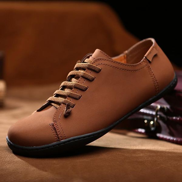 

masorini men loafers flat summer shoes genuine leather barefoot casual shoes solid man sneakers spring shoes 2019 xx-495-4, Black