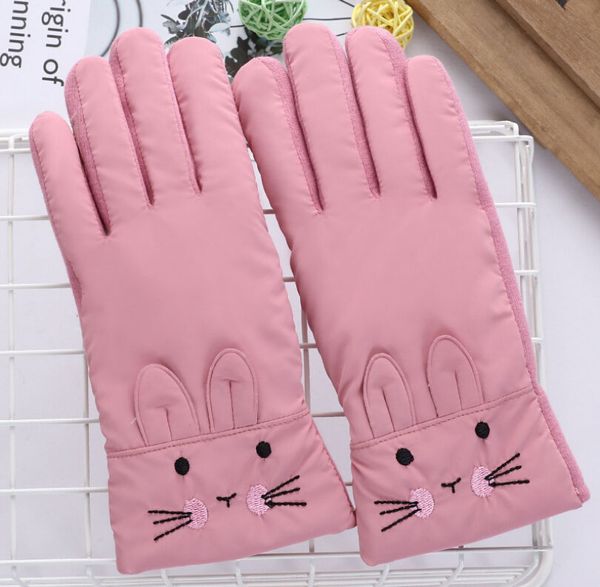 

children's ski gloves new men and women baby children's outdoor warm plus velvet thickening gloves wholesale factory