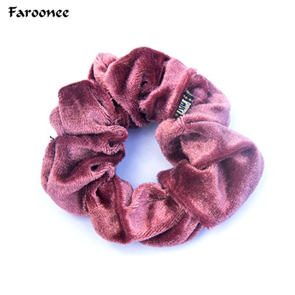 Womens New Arrival Velvet Elastic Hair Ropes Scrunchies Girls No