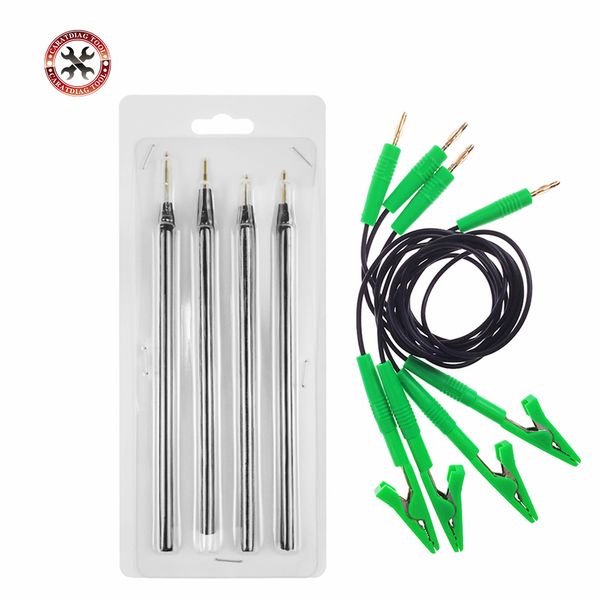 

probe pen ecu tool bdm probe 4pcs/set with green wire clip cables ecu programming adapter supports led bdm frame power