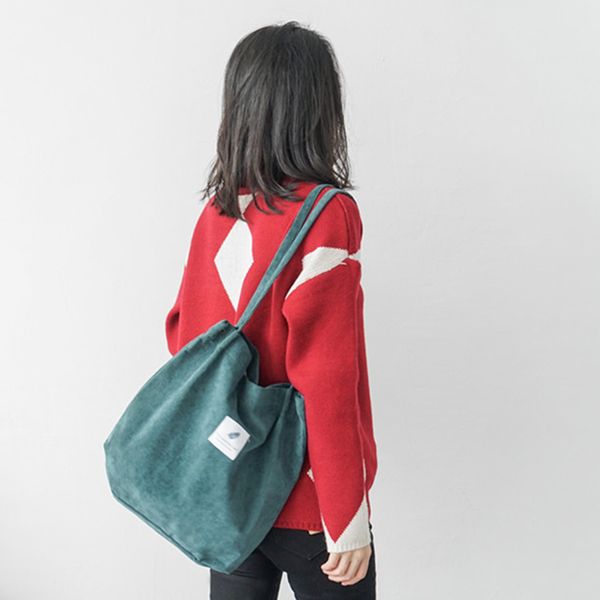 

women corduroy shoulder bag cotton canvas handbag totes female eco crossbody bag ladies vintage messenger bags shoulder