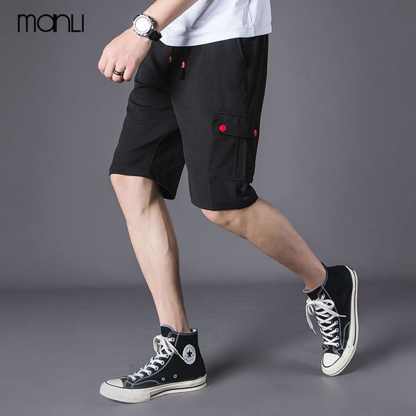 

manli 2020 summer men's quick dry breathable short outdoor sportswear hiking trekking running camping climb male trouser, Brown;gray