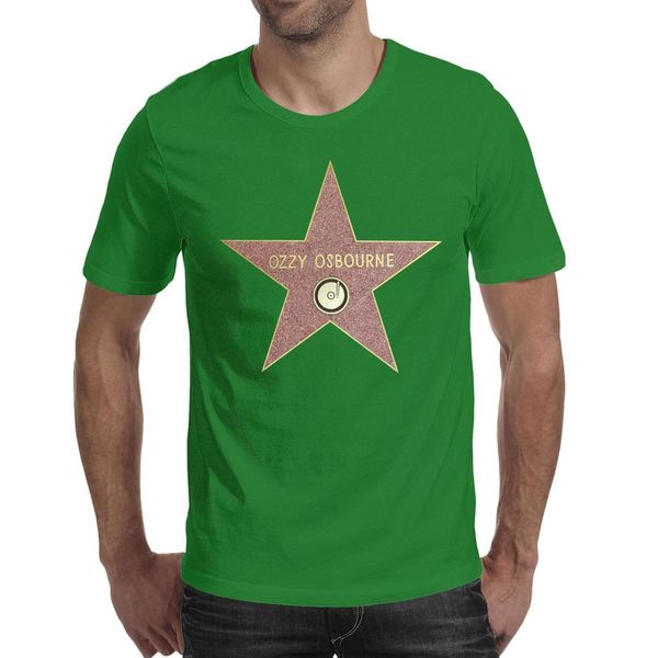 

ozzy osbourne star green t shirt,shirts,t shirts,tee shirts personalised personalised graphic designer crazy friends athletic t shirt, White;black