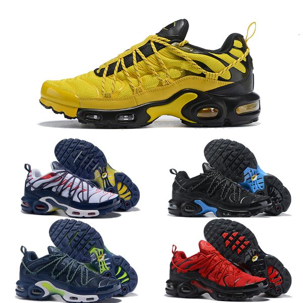 

plus tn ultra men s running trainer shoes yellow white red black green blue 2019 new men sports runner designer sneakers size 40-46