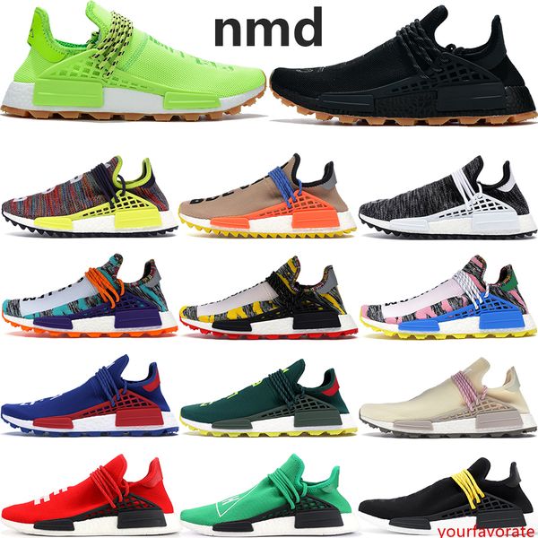 

2019 nmd human race pharrell williams men's & women's know soul infinite species solar pack mother designer fashion sport shoes 36