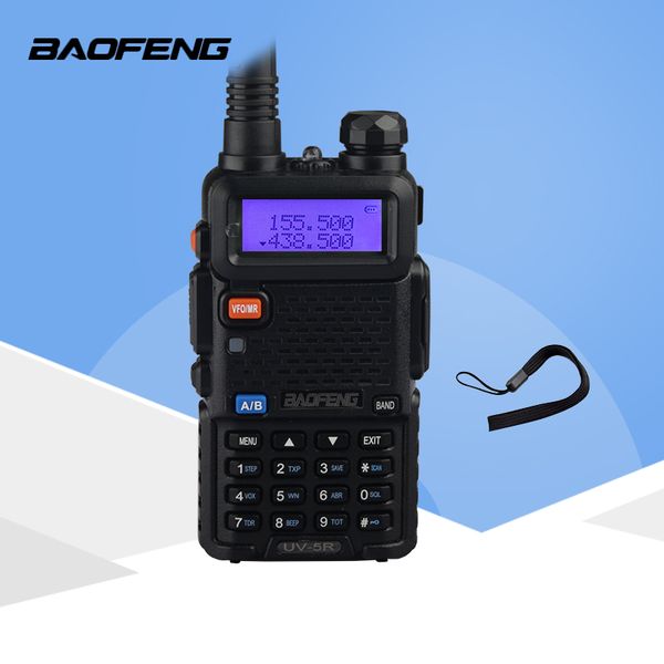 

рация baofeng uv5r 5w walkie talkie uv5r dual band handheld двухстороннее радио pofung уф 5r walkie-talkie для охоты