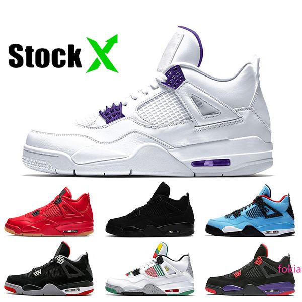 

jumpman stock x court purple carnival fashion air 4s mens basketball shoes travis scott 4 black cat 2020 sport sneakers