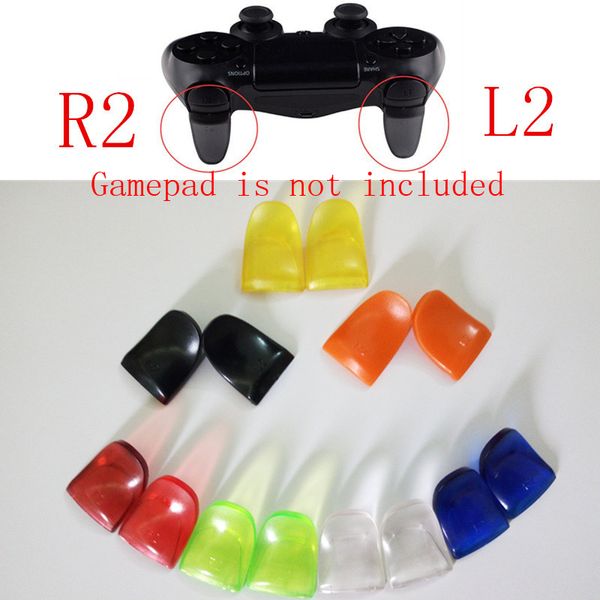 

100 pair / set game accessory l2 r2 trigger extended buttons kit for ps4 controller