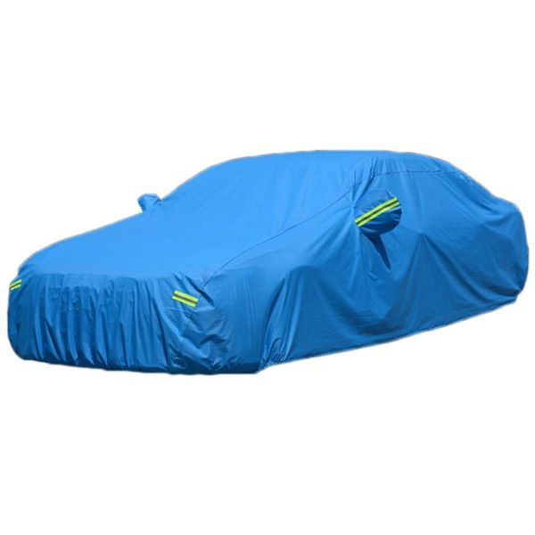 

new universal thickening large car cover indoor outdoor against sun rain dust uv rays protective breathable flocking car cover